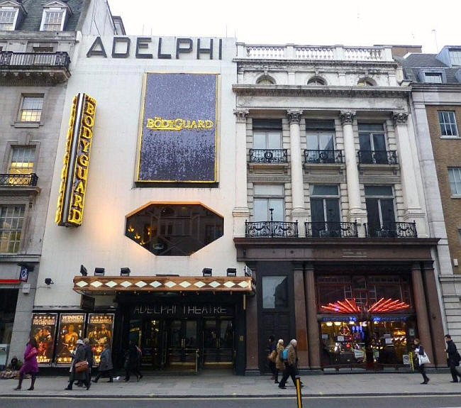    The Adelphi Theatre,  409-412 Strand, London , showing the Bodyguard -  in 2013 