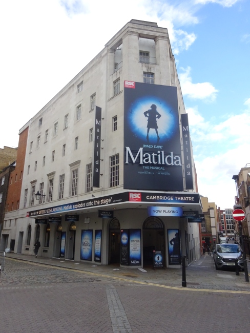 Cambridge Theatre,  32-34 Earlham Street  - in October 2021