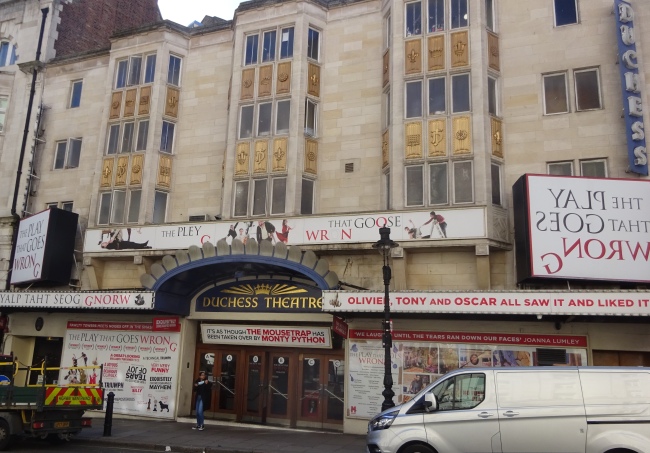 Duchess Theatre,  3-5 Catherine Street in October 2021