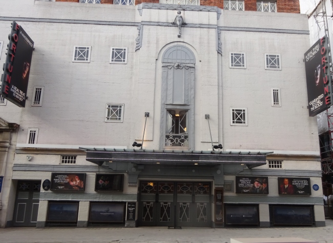 Fortune Theatre, Russell Street, London, in October 2021